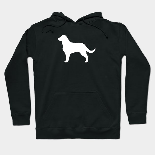 American Water Spaniel Silhouette Hoodie by Coffee Squirrel